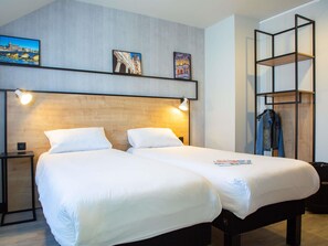Room, 2 Twin Beds (New Design) | Desk, soundproofing, iron/ironing board, free cribs/infant beds