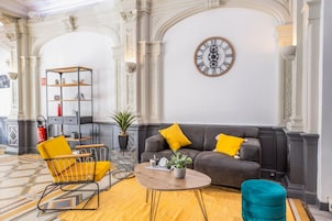 Sala de estar en el lobby