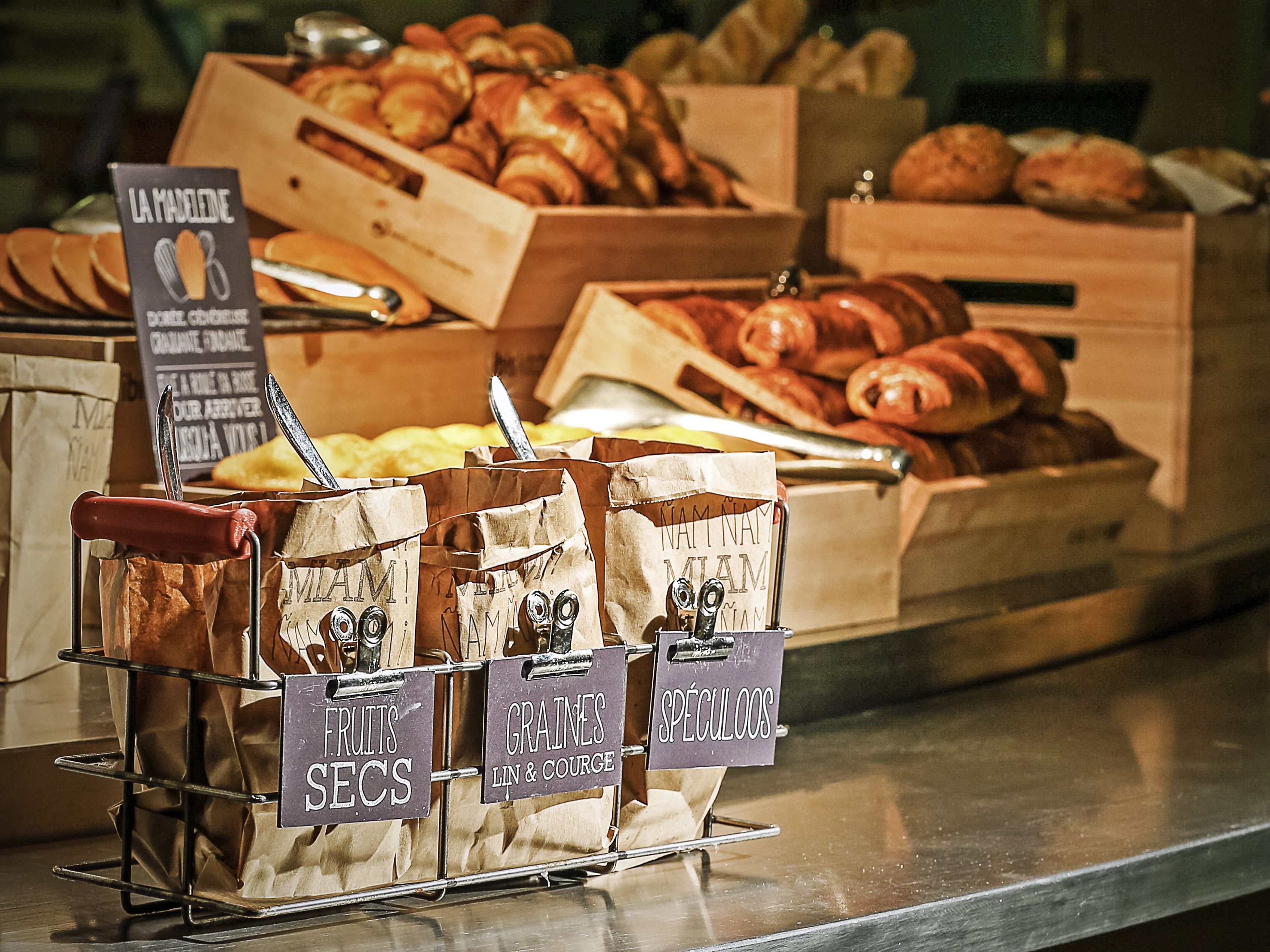 daily buffet breakfast (eur 13 per person)