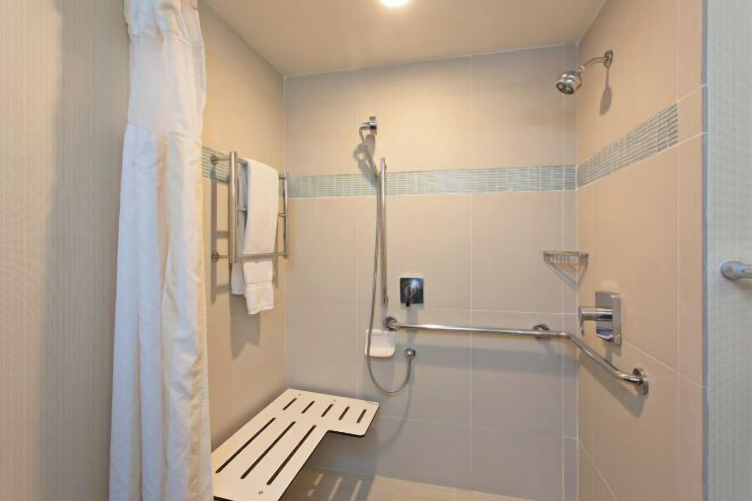 Bathroom | Eco-friendly toiletries, hair dryer, towels, soap