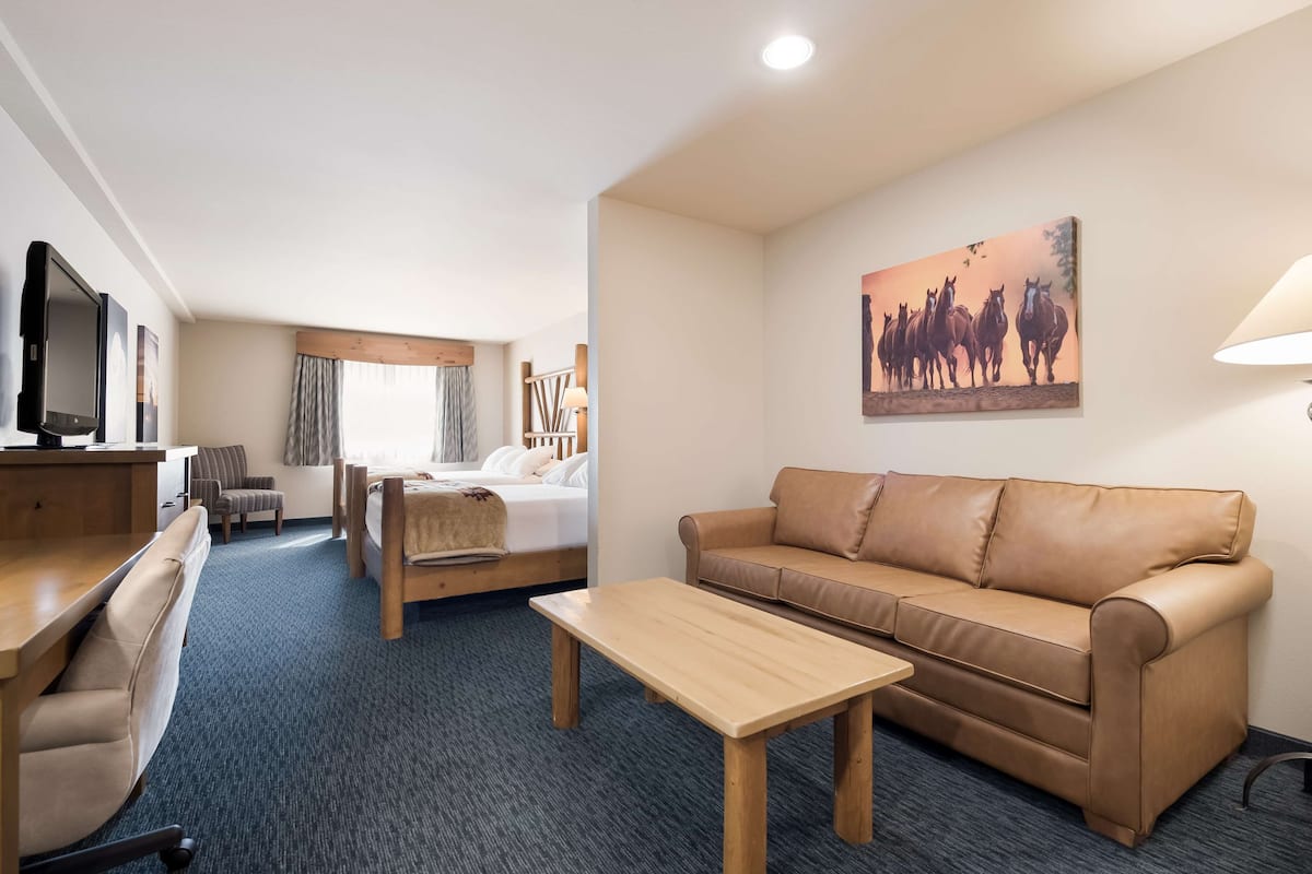 Standard Room, 2 Queen Beds, Non Smoking, Refrigerator & Microwave (Larger Room)