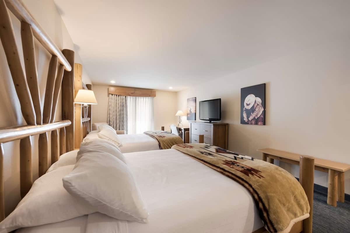 Pillow-top beds, blackout curtains, iron/ironing board