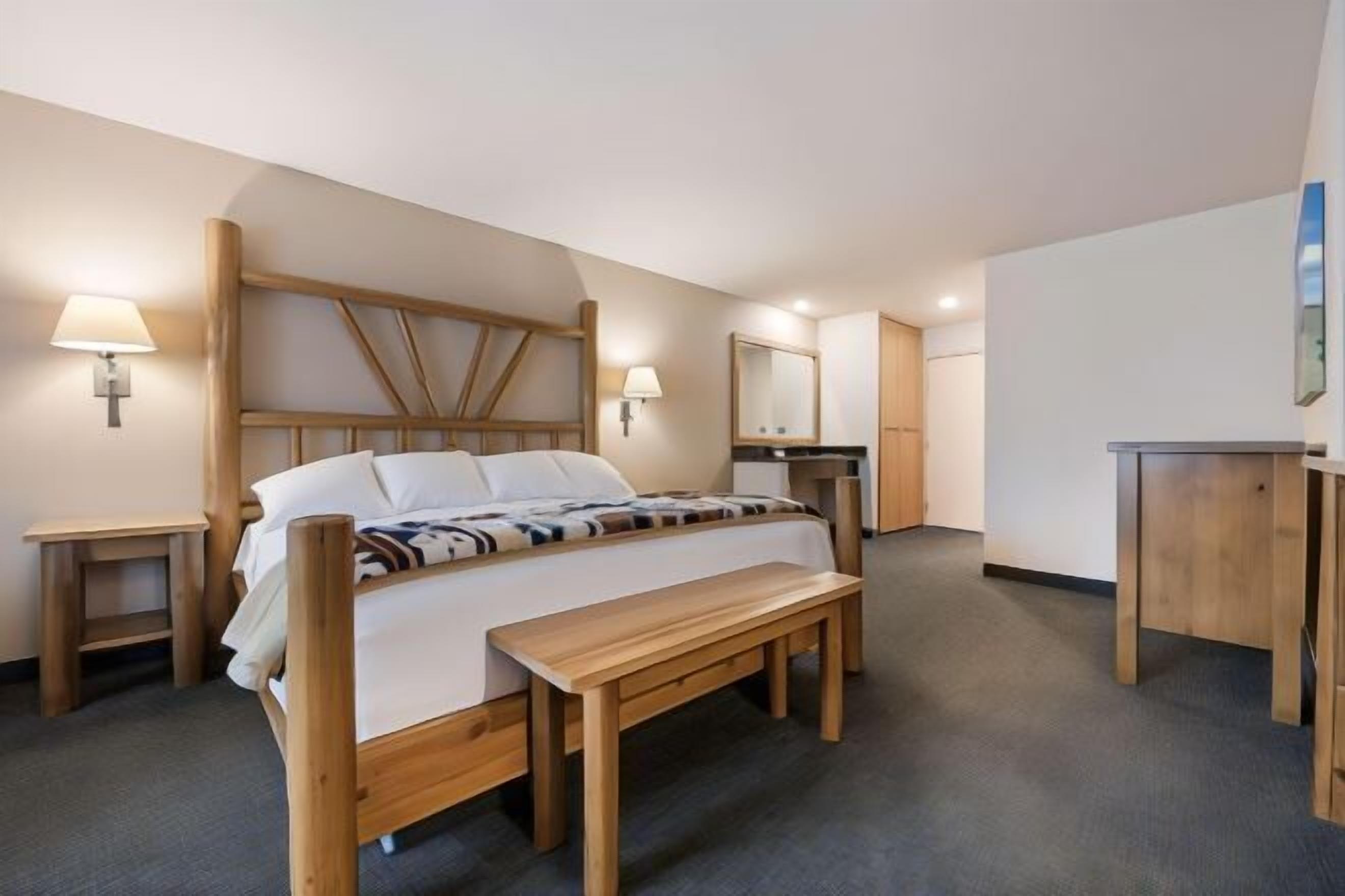 Pillow-top beds, blackout curtains, iron/ironing board