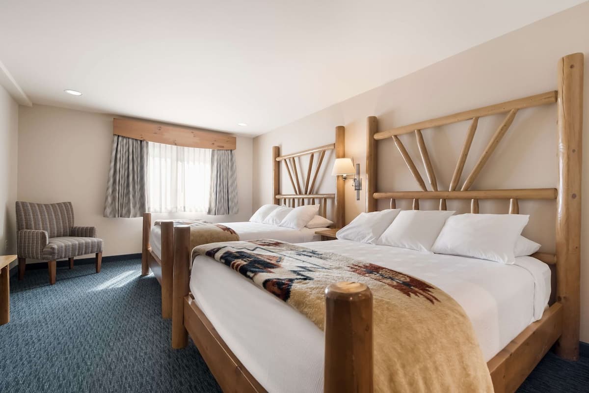 Pillow-top beds, blackout curtains, iron/ironing board