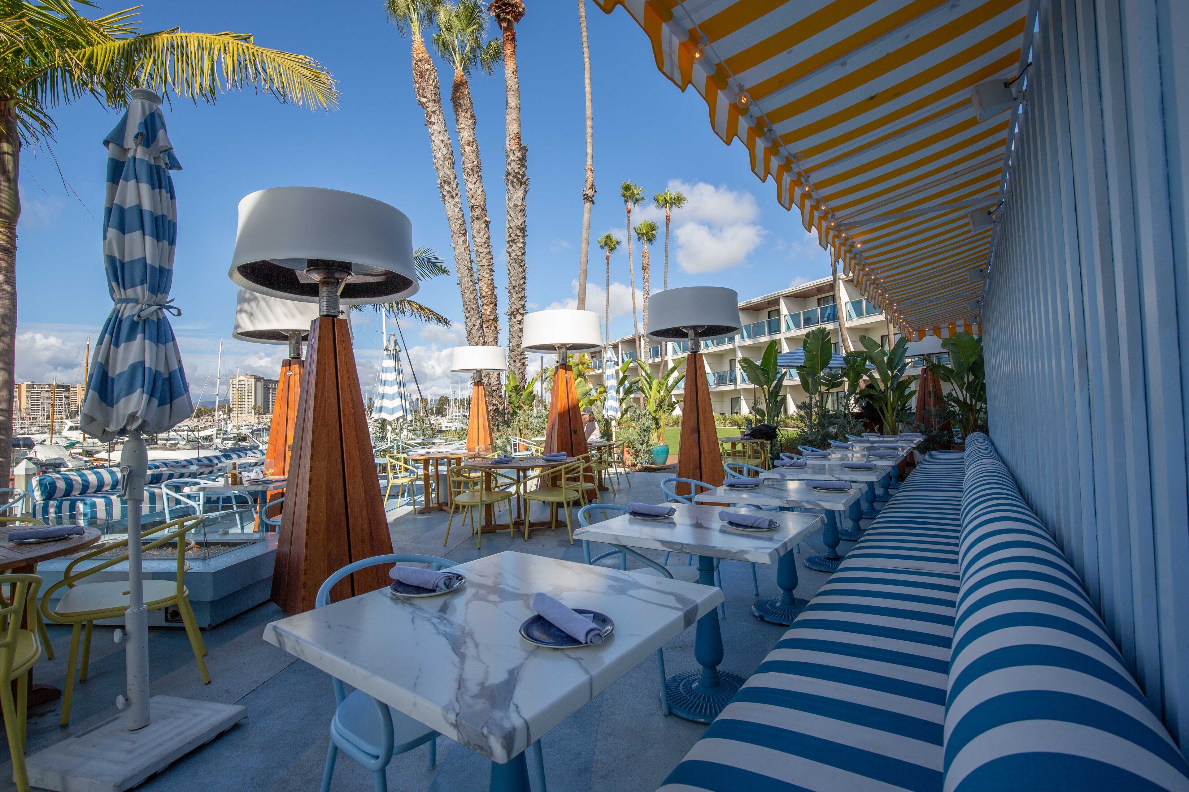 breakfast, lunch, dinner served; californian cuisine, pool views