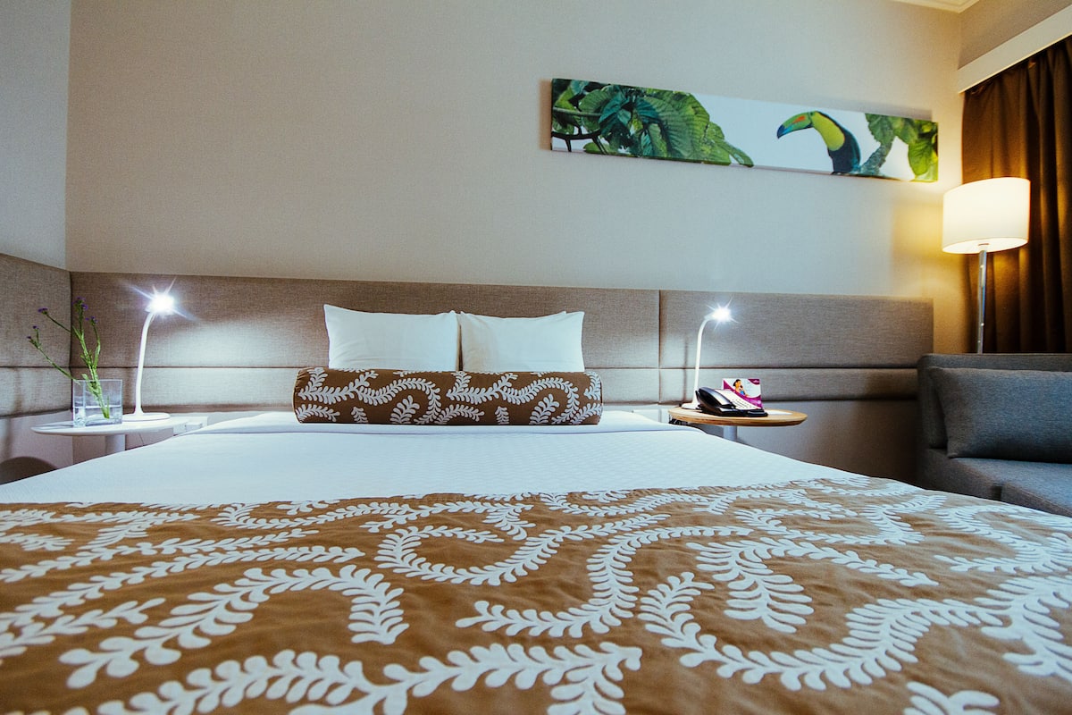 Biancheria da letto di alta qualità, minibar, una cassaforte in camera