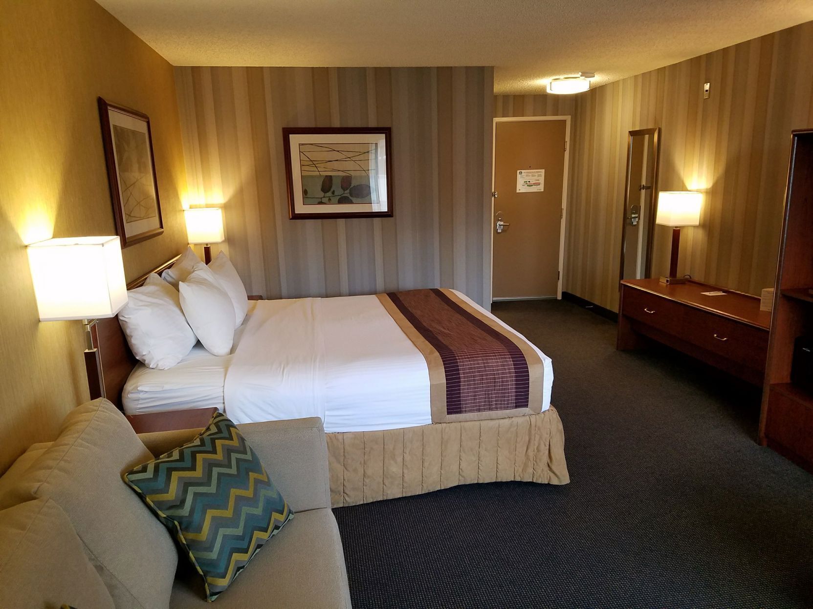 Premium bedding, pillowtop beds, individually decorated
