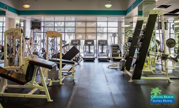 Gym at Crystal Beach Suites Oceanfront Hotel