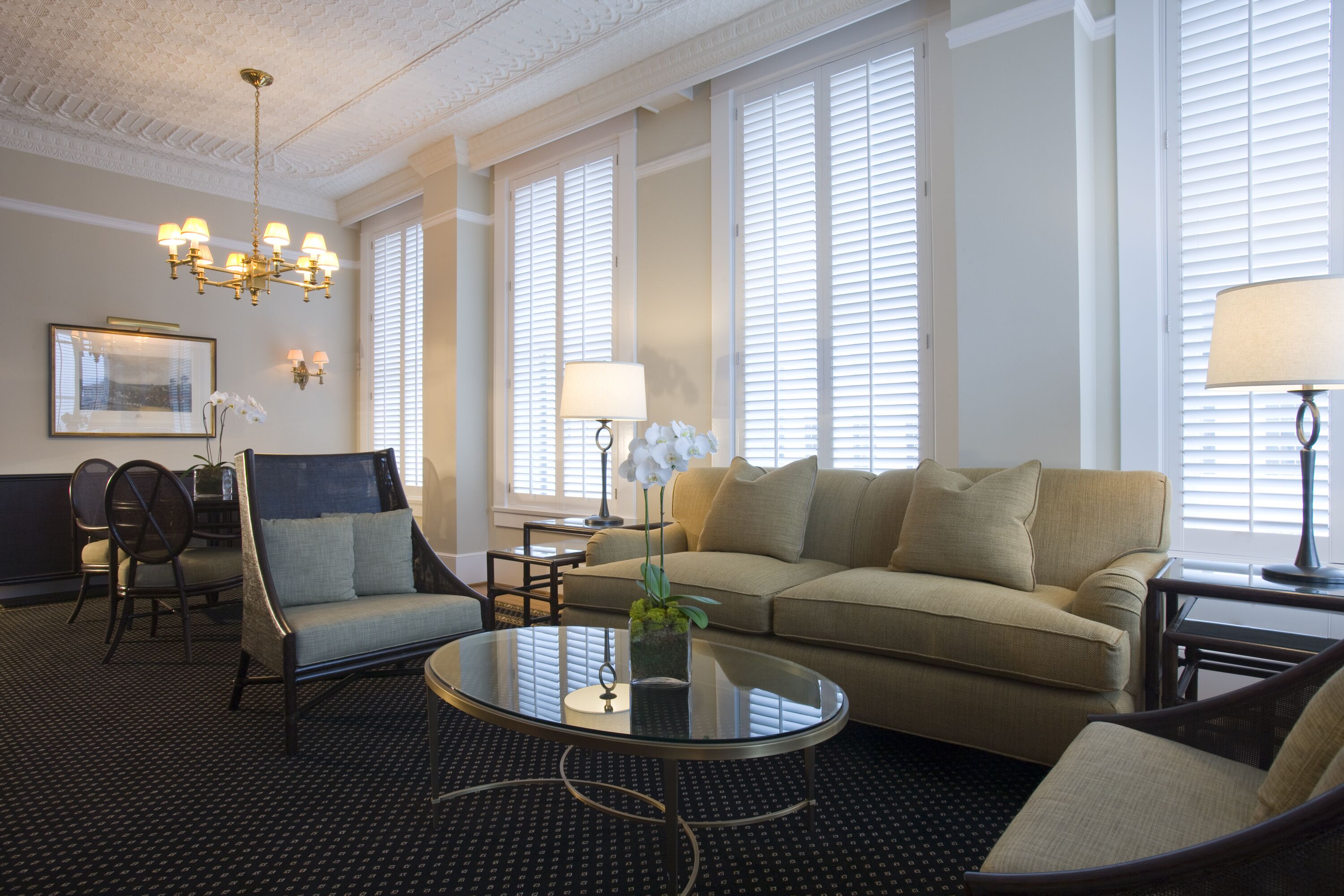 42-inch TV with cable channels