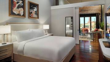 Premium bedding, pillowtop beds, in-room safe, laptop workspace