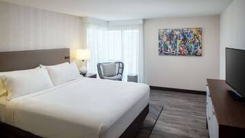 Egyptian cotton sheets, premium bedding, down duvets, memory-foam beds