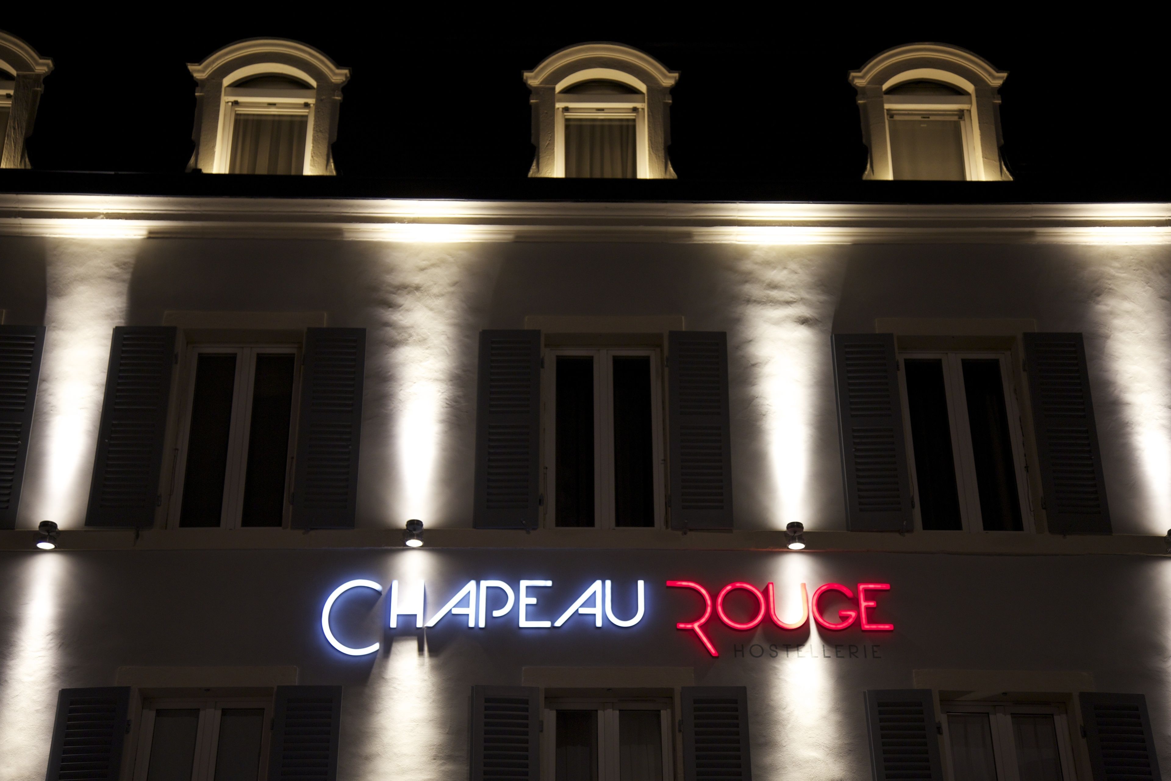 front of property – evening/night