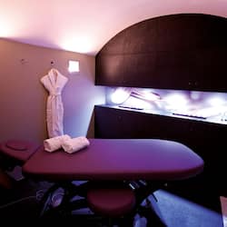 Sauna, body treatments, hot stone massages, body scrubs, facials