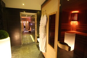 Sauna, body treatments, hot stone massages, body scrubs, facials