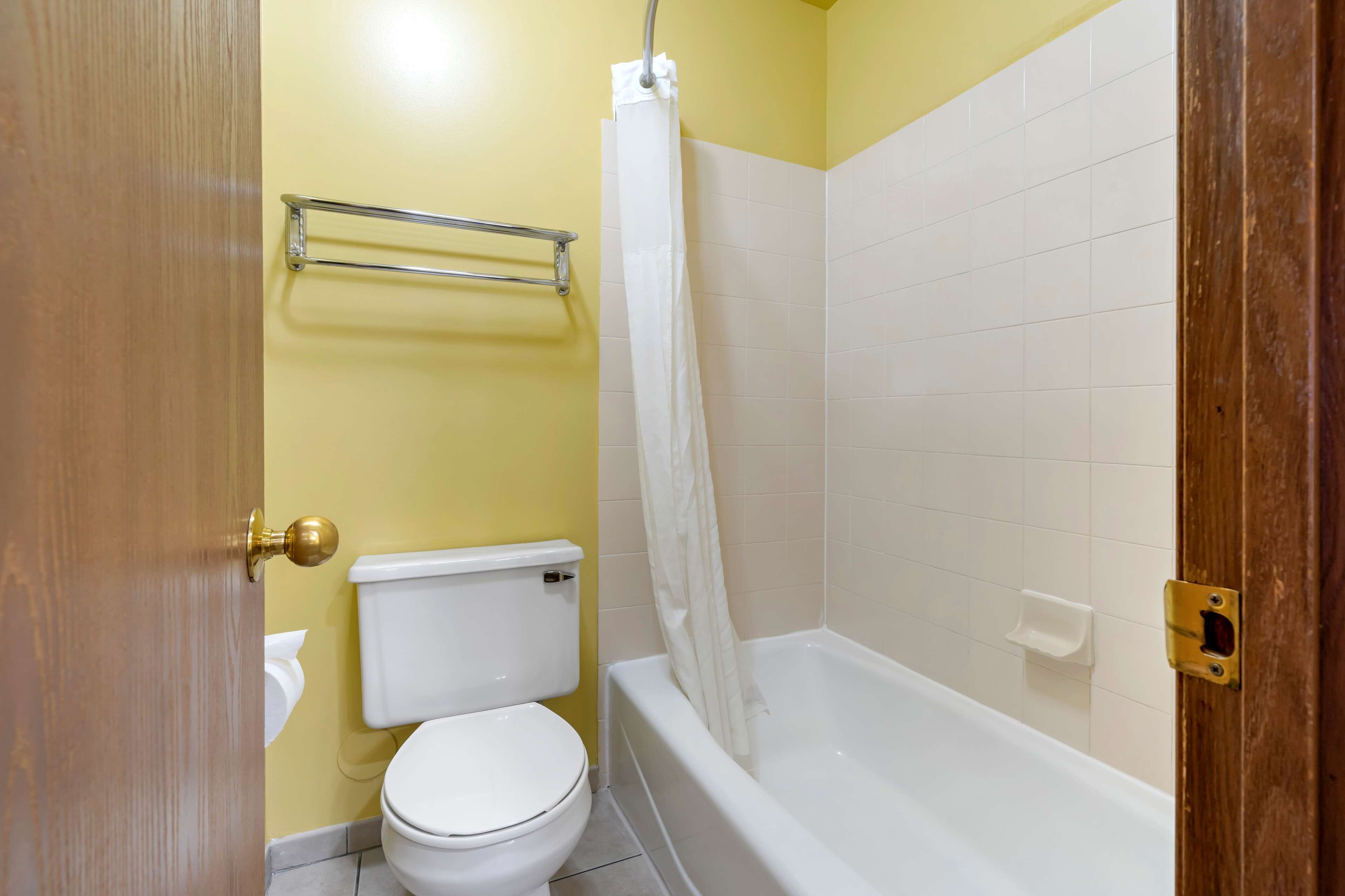 free toiletries, hair dryer, towels