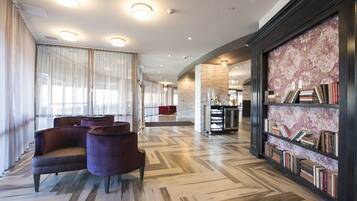 Sitteområde i lobbyen