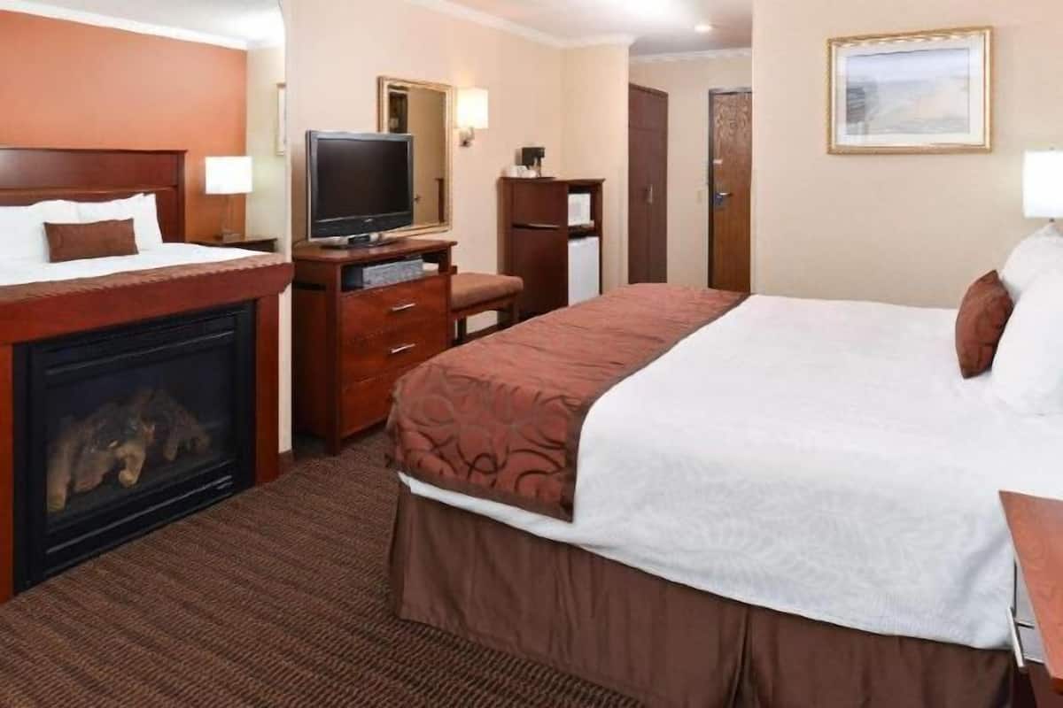 1 quarto, roupas de cama premium, camas com colchões pillow-top