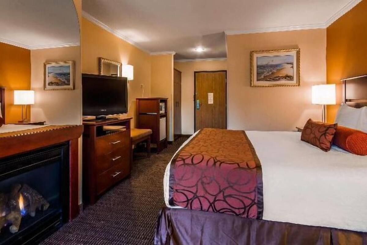 1 quarto, roupas de cama premium, camas com colchões pillow-top