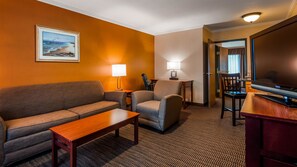 Premium bedding, pillow-top beds, in-room safe, desk