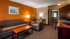 Premium bedding, pillowtop beds, in-room safe, desk
