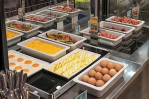 Daily buffet breakfast (EUR 15 per person)