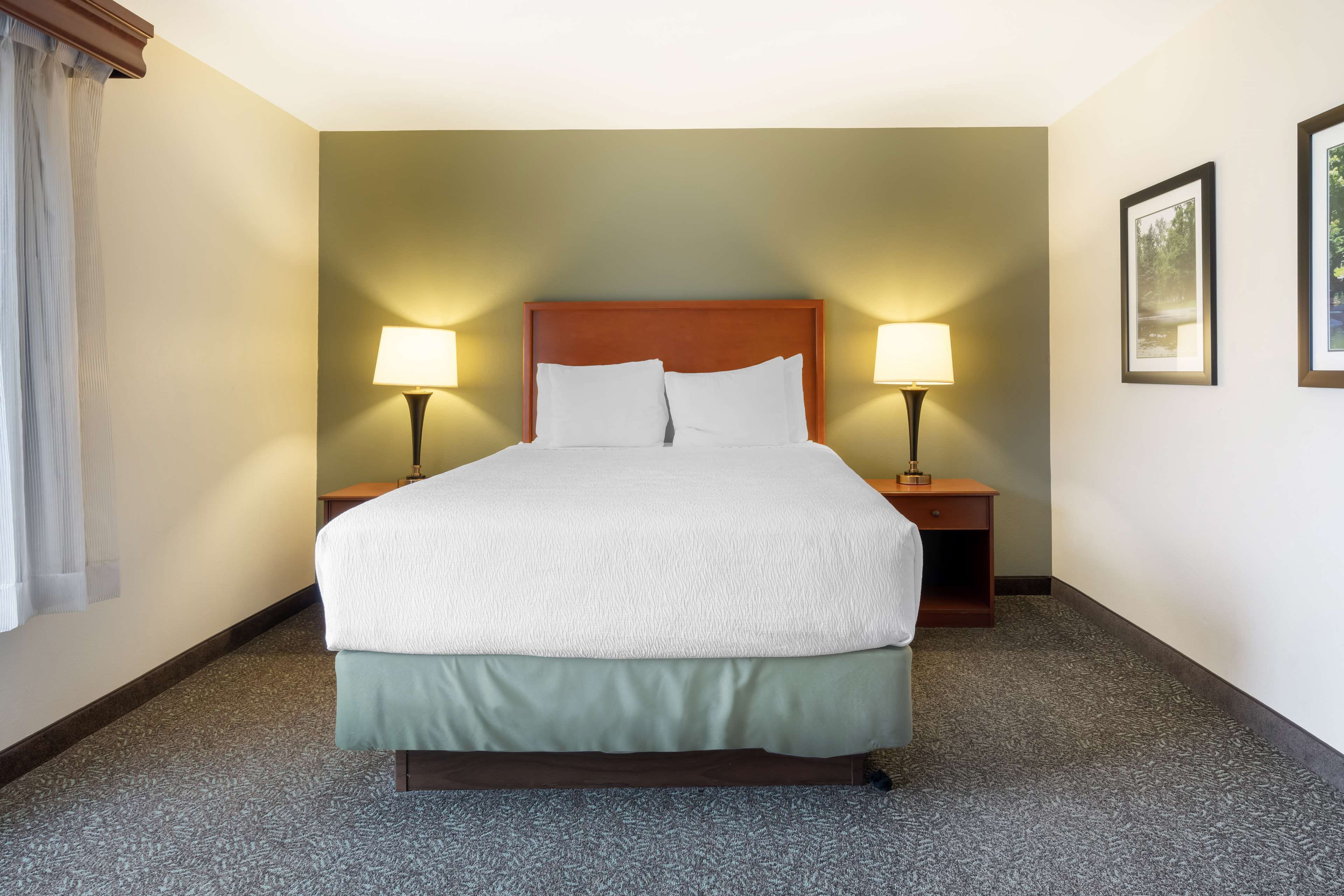 standard room, 2 queen beds, non smoking, refrigerator & microwave | hypo-allergenic bedding, in-room safe, desk, blackout curtains