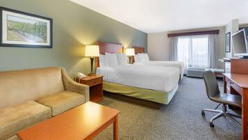 Hypo-allergenic bedding available, in-room safe, desk, blackout drapes