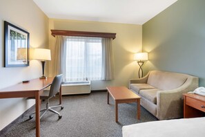 1 bedroom, hypo-allergenic bedding, in-room safe, desk