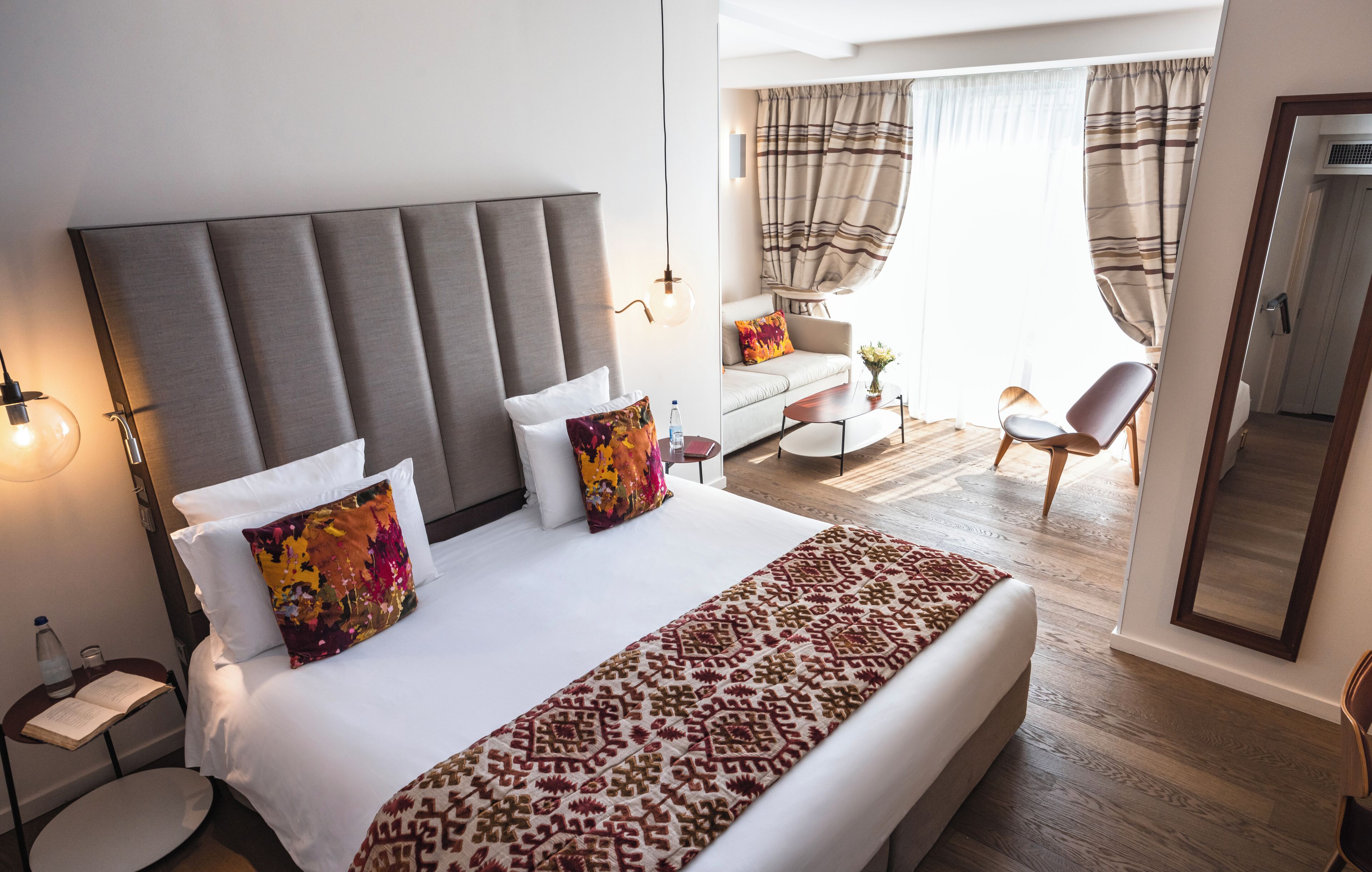 junior suite | premium bedding, minibar, in-room safe, individually furnished