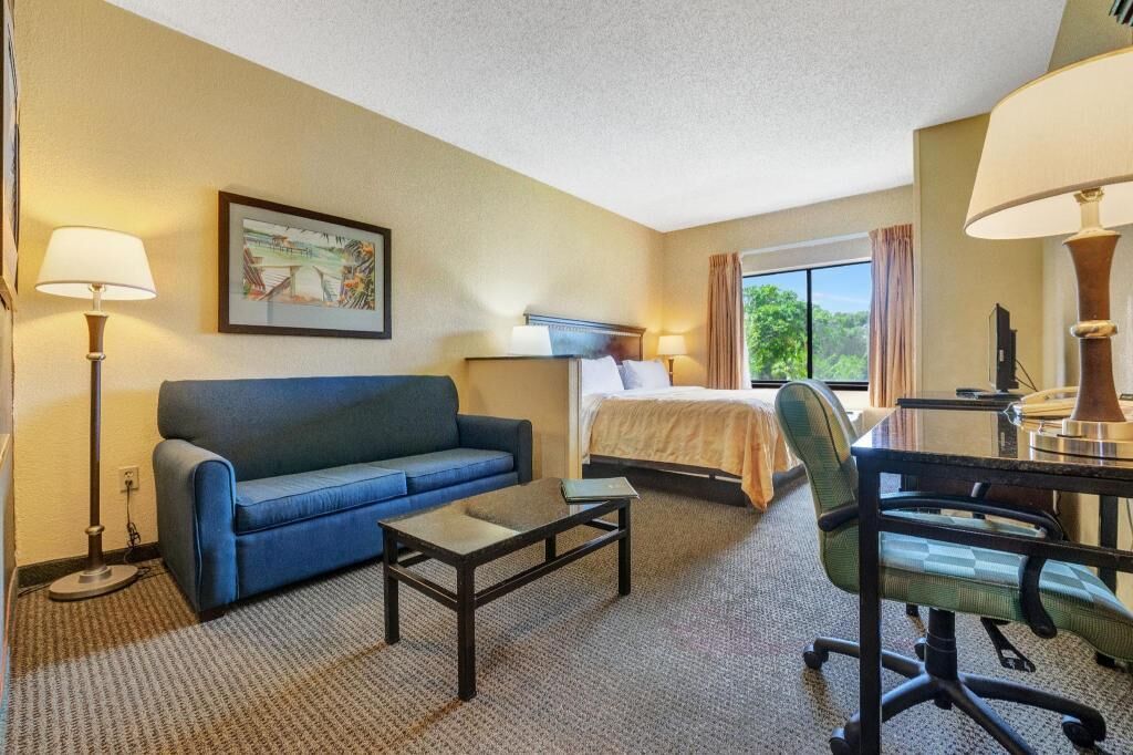 Premium bedding, pillow-top beds, in-room safe, desk