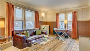 Superior Suite, 1 King Bed | Living area | LCD TV