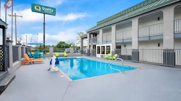 Seasonal outdoor pool