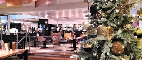 55-inch flat-screen TV with digital channels, TV