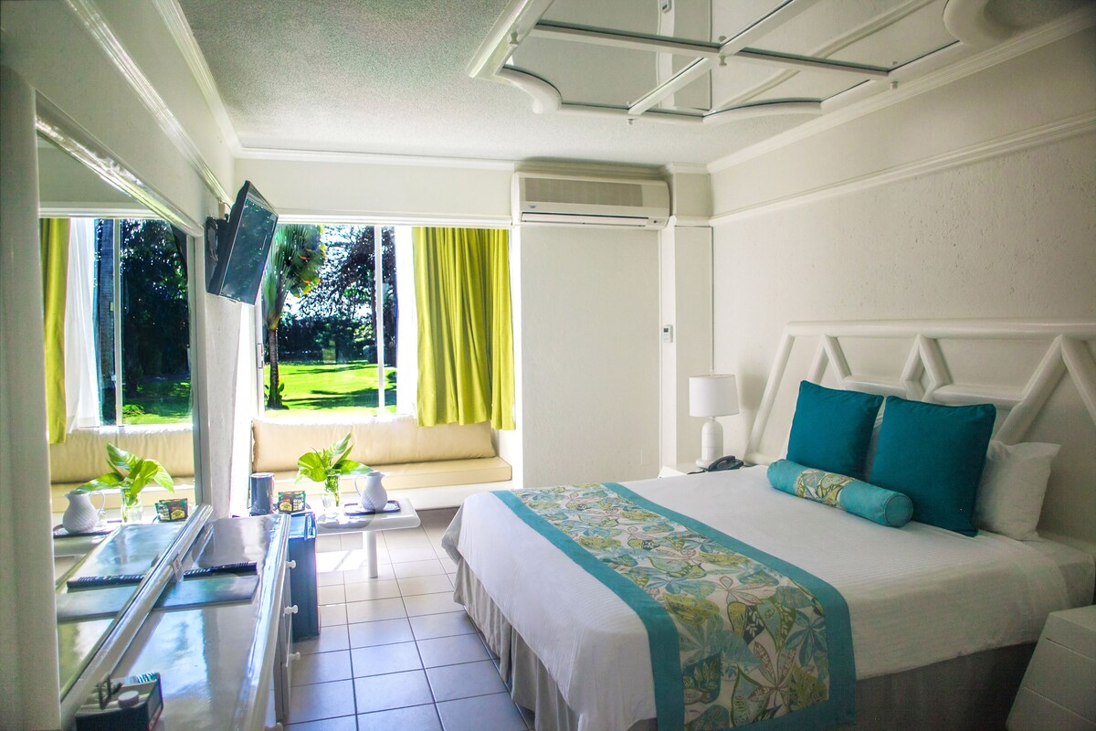 Premium bedding, in-room safe, blackout drapes, WiFi (surcharge)