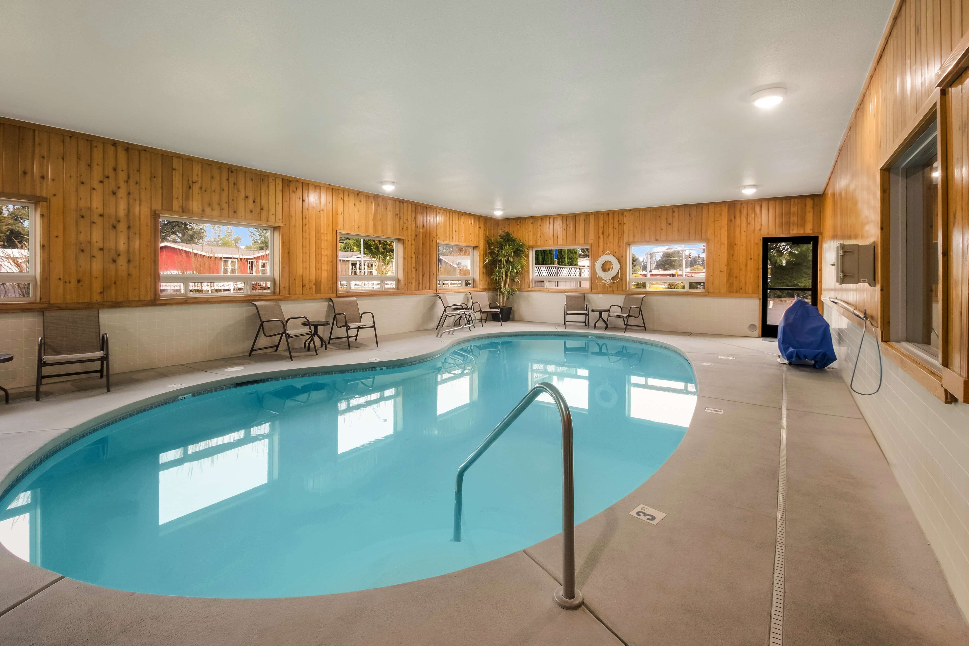Indoor pool, open 6:00 AM to 11:00 PM, sun loungers