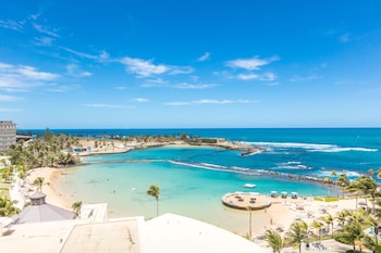 Suite, 1 King Bed, Ocean View (Beach Wing) | Beach/ocean view at Caribe Hilton