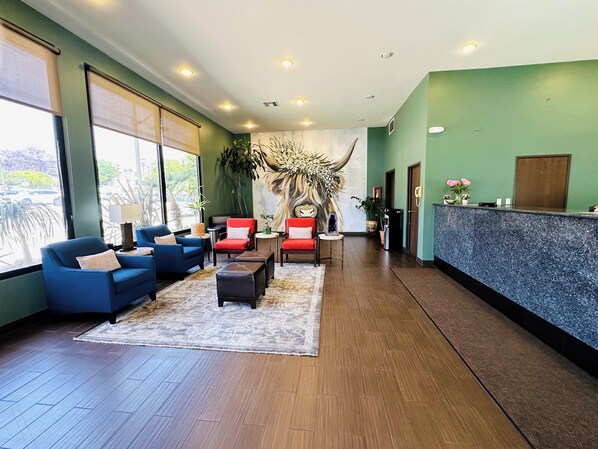 Lobby sitting area
