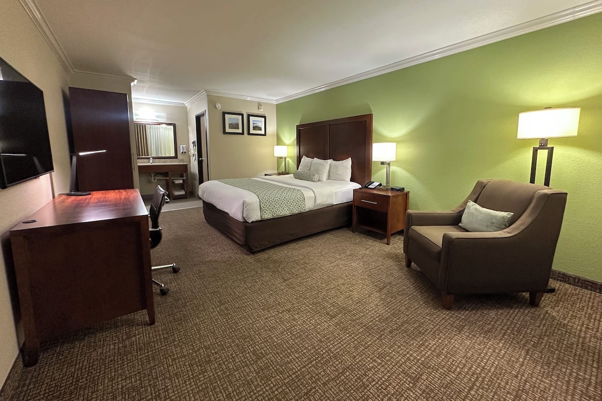 Habitación, 1 cama King size, para no fumadores | Camas con pillow-top, caja de seguridad en la habitación y escritorio