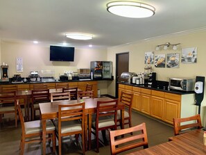 Free daily full breakfast
