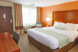 In-room safe, desk, blackout curtains, iron/ironing board