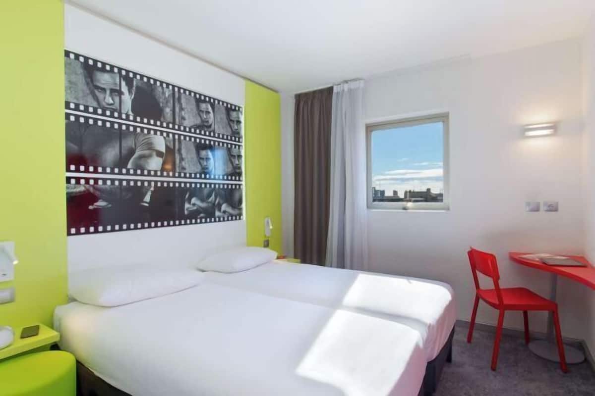 Premium bedding, desk, soundproofing, iron/ironing board