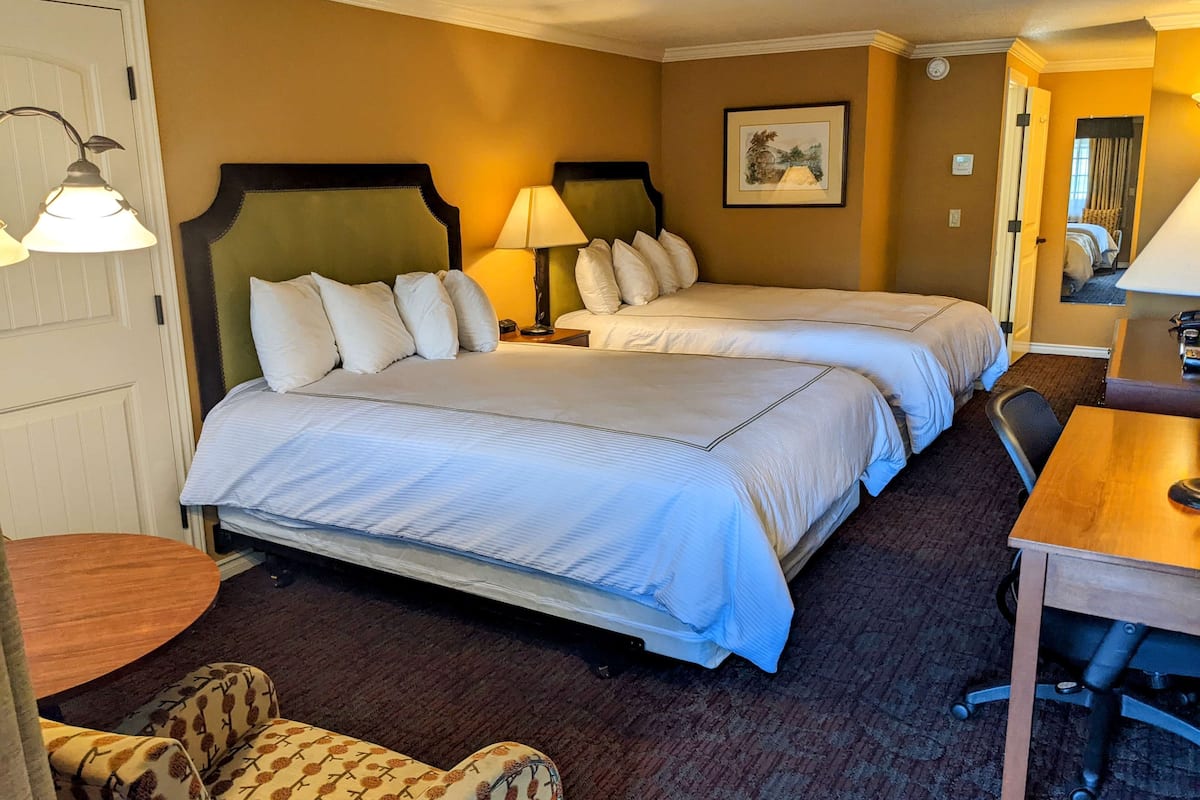 Standard Room, 2 Queen Beds, Non Smoking (Pet Friendly) | Iron/ironing board, free WiFi, bed sheets