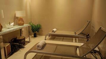 Espace de soins pour les couples, soins corporels, soins d'aromathérapie