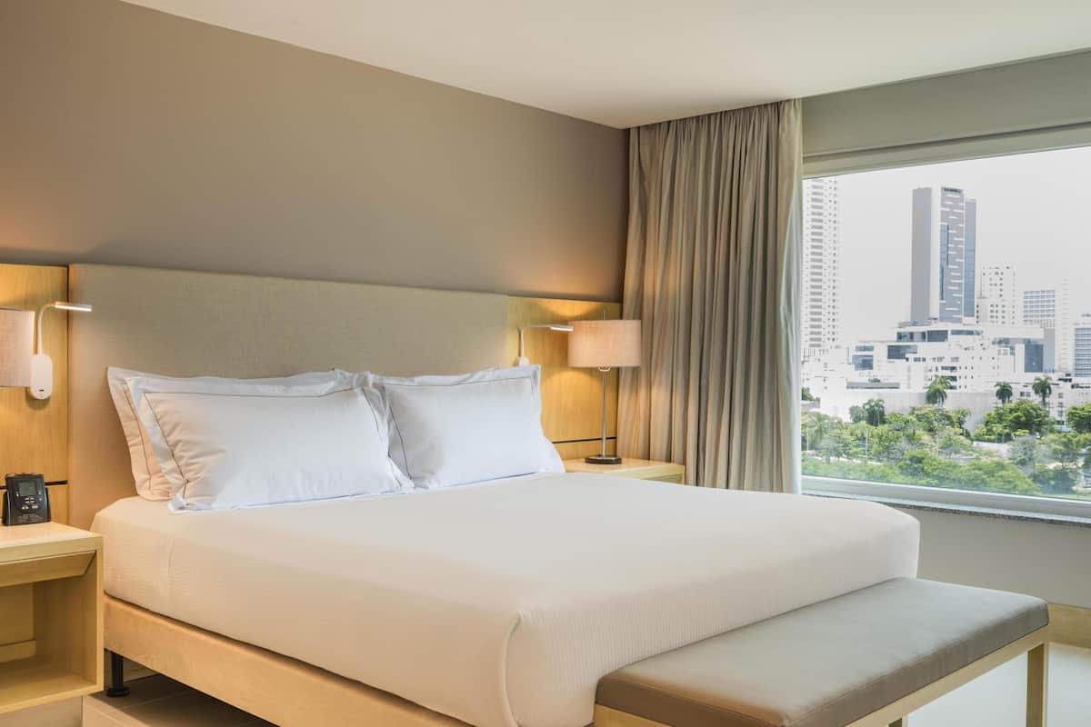 Premium bedding, minibar, in-room safe, desk