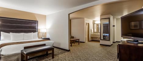 Schreibtisch, laptopgeeigneter Arbeitsplatz, Bügeleisen/Bügelbrett