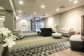 Sala de estar en el lobby