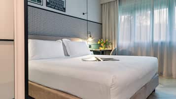 Couette en duvet d'oie, minibar, coffres-forts dans les chambres, bureau