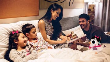 Ropa de cama hipoalergénica y minibar