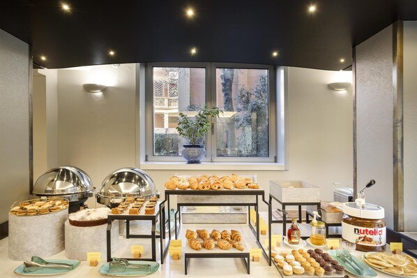 Daily buffet breakfast (EUR 10 per person)