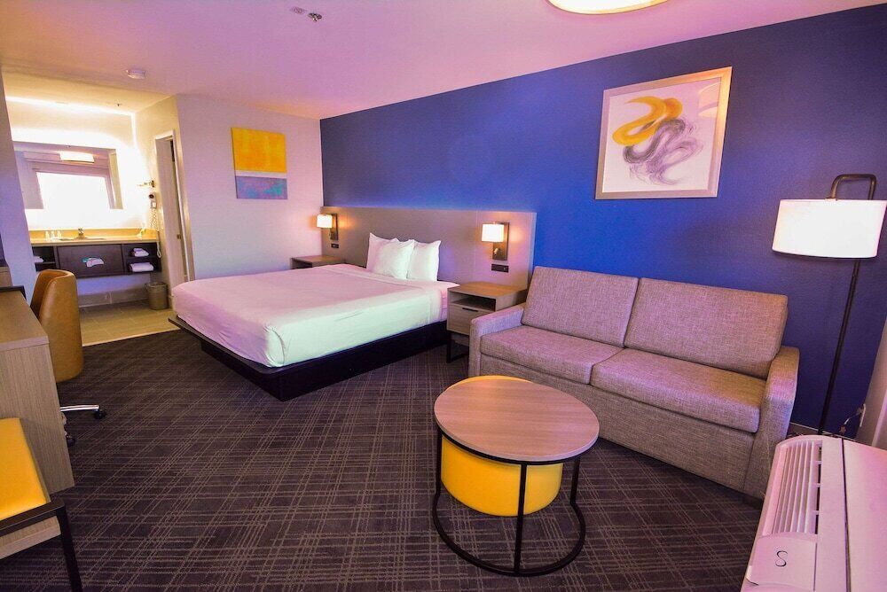 Pillow-top beds, in-room safe, desk, laptop workspace